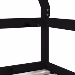 VidaXL 834467 lettino per bambini Nero Legno - Vista aggiuntiva 8