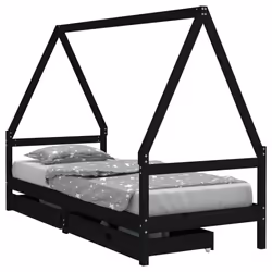 VidaXL 834470, Nero, Legno, 90 x 200 mm, 1 pz