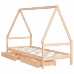 VidaXL 834477 lettino per bambini Legno - Vista aggiuntiva 4