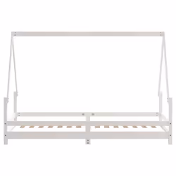 VidaXL 834481 lettino per bambini Bianco Legno - Vista aggiuntiva 5