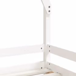 VidaXL 834484 lettino per bambini Bianco Legno - Vista aggiuntiva 6