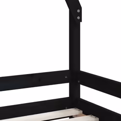 VidaXL 834491 lettino per bambini Nero Legno - Vista aggiuntiva 6