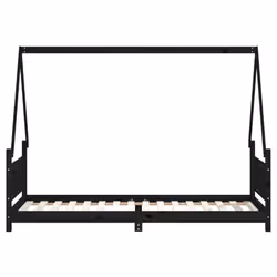 VidaXL 834497 lettino per bambini Nero Legno - Vista aggiuntiva 4