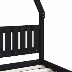 VidaXL 834497 lettino per bambini Nero Legno - Vista aggiuntiva 6