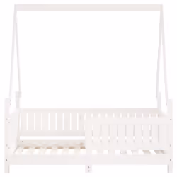 VidaXL 834502 lettino per bambini Bianco Legno - Vista aggiuntiva 4