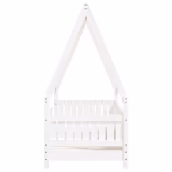 VidaXL 834502 lettino per bambini Bianco Legno - Vista aggiuntiva 5