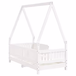VidaXL 834502 lettino per bambini Bianco Legno - Vista aggiuntiva 6