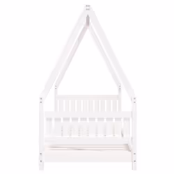 VidaXL 834508 lettino per bambini Bianco Legno - Vista aggiuntiva 5