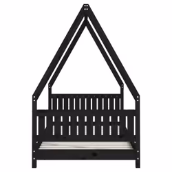 VidaXL 834509 lettino per bambini Nero Legno - Vista aggiuntiva 5