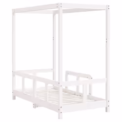 VidaXL 834511 lettino per bambini Bianco Legno - Vista aggiuntiva 6