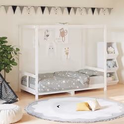 VidaXL 834514 lettino per bambini Bianco Legno