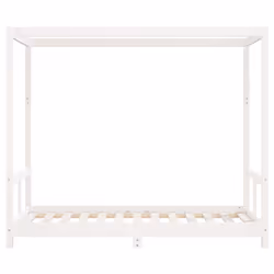 VidaXL 834514 lettino per bambini Bianco Legno - Vista aggiuntiva 4