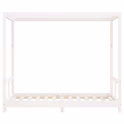 VidaXL 834517 lettino per bambini Bianco Legno - Vista aggiuntiva 4
