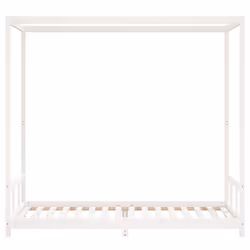 VidaXL 834523 lettino per bambini Bianco Legno - Vista aggiuntiva 4