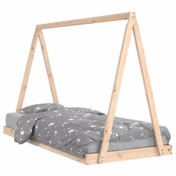 vidaXL Giroletto per Bambini 90x200 cm in Legno Massello di Pino - Vista aggiuntiva 2