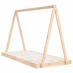 vidaXL Giroletto per Bambini 90x200 cm in Legno Massello di Pino - Vista aggiuntiva 3