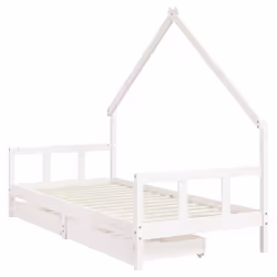 VidaXL 834547 lettino per bambini Bianco Legno - Vista aggiuntiva 3