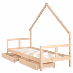 VidaXL 834549 lettino per bambini Legno - Vista aggiuntiva 4