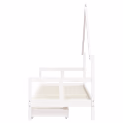 VidaXL 834553 lettino per bambini Bianco Legno - Vista aggiuntiva 6