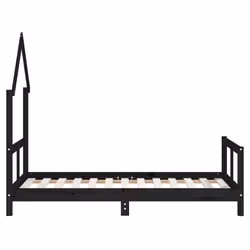 VidaXL 834560 lettino per bambini Nero Legno - Vista aggiuntiva 5