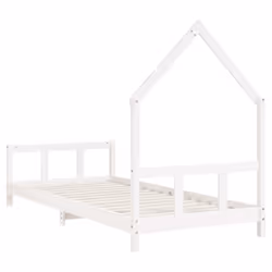 VidaXL 834562 lettino per bambini Bianco Legno - Vista aggiuntiva 6