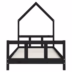 VidaXL 834563 lettino per bambini Nero Legno - Vista aggiuntiva 4