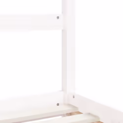 VidaXL 834565 lettino per bambini Bianco Legno - Vista aggiuntiva 7