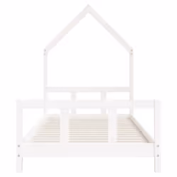 VidaXL 834568 lettino per bambini Bianco Legno - Vista aggiuntiva 4