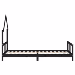 VidaXL 834569 lettino per bambini Nero Legno - Vista aggiuntiva 5