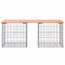 Panca da Giardino Design Gabbione 103x44x42 cm Massello Douglascod mxl 103405 - Vista aggiuntiva 3