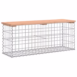 Panca Giardino Design Gabbione 103x31,5x42 cm Massello Douglascod mxl 103776 - Vista aggiuntiva 2