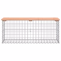 Panca Giardino Design Gabbione 103x31,5x42 cm Massello Douglascod mxl 103776 - Vista aggiuntiva 3