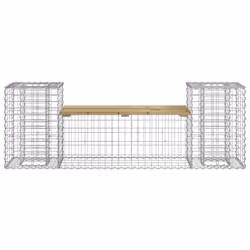 Panca da Giardino Design Gabbione 183x41x60,5cm Pino Impregnatocod mxl 127415 - Vista aggiuntiva 3