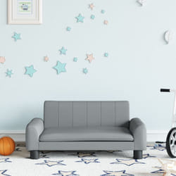 Divano per Bambini, Poltroncina per Bambini Grigio Chiaro 70x45x30 cm in Tessuto vidaXL