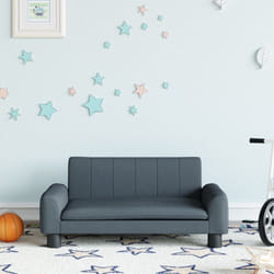 Vidaxl - Divano per Bambini, Poltroncina per Bambini Grigio Scuro 70x45x30 cm in Tessuto