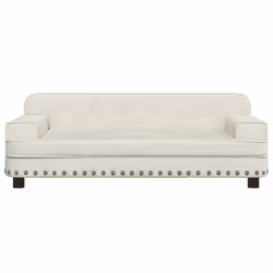 Divano per Bambini Crema 90x53x30 cm in Vellutocod mxl 117780 - Vista aggiuntiva 3