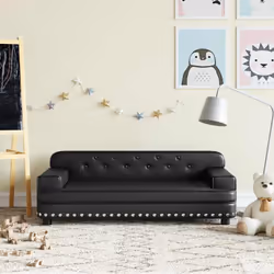Date al vostro bambino un posto caldo e confortevole dove rilassarsi con questo divano per bambini! Materiale confortevole e  ...