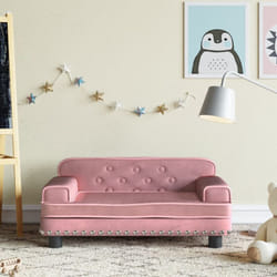Vidaxl - Divano per Bambini Rosa 70x45x30 cm in Velluto 49577
