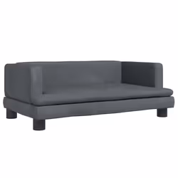 Divano per Bambini Grigio Scuro 80x45x30 cm in Vellutocod mxl 93858 - Vista aggiuntiva 2