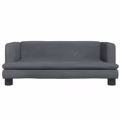 Divano per Bambini Grigio Scuro 80x45x30 cm in Vellutocod mxl 93858 - Vista aggiuntiva 3
