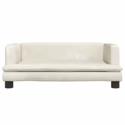 Divano per Bambini Crema 80x45x30 cm in Vellutocod mxl 93859 - Vista aggiuntiva 3