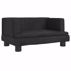 Divano per Bambini Nero 60x40x30 cm in Vellutocod mxl 117786 - Vista aggiuntiva 2