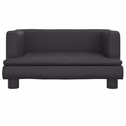 Divano per Bambini Nero 60x40x30 cm in Similpellecod mxl 93861 - Vista aggiuntiva 3