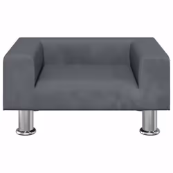 Divano per Bambini Grigio Scuro 50x40x26,5 cm in Vellutocod mxl 69832 - Vista aggiuntiva 3