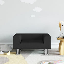 Vidaxl - Divano per Bambini, Poltroncina per Bambini Nero 50x40x26, 5 cm in Velluto