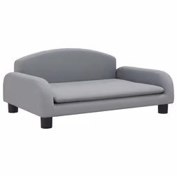 Divano per Bambini Grigio Chiaro 70x45x30 cm in Tessutocod mxl 93865 - Vista aggiuntiva 2