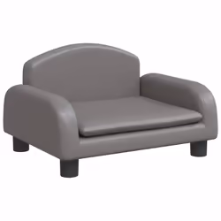 Divano per Bambini Grigio 50x40x30 cm in Similpellecod mxl 117792 - Vista aggiuntiva 2