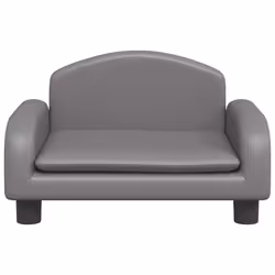 Divano per Bambini Grigio 50x40x30 cm in Similpellecod mxl 117792 - Vista aggiuntiva 3