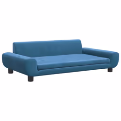 Divano per Bambini Blu 100x54x33 cm in Vellutocod mxl 93868