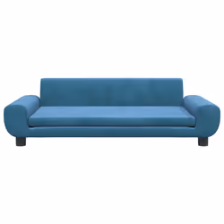 Divano per Bambini Blu 100x54x33 cm in Vellutocod mxl 93868